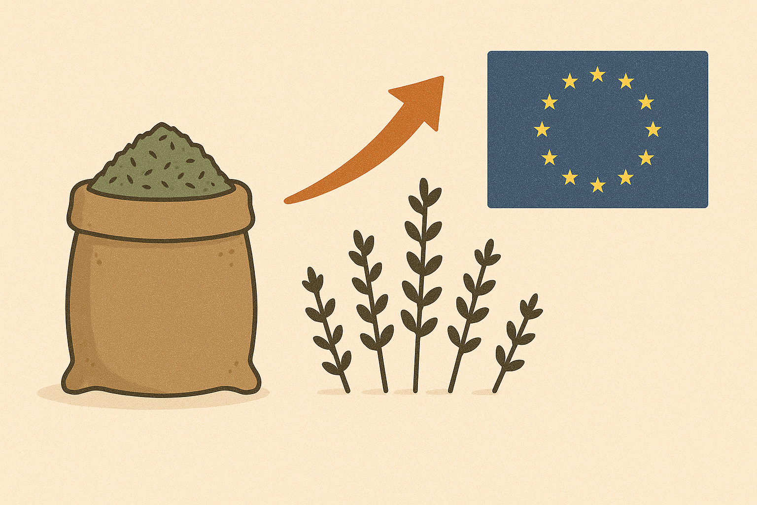 Potentiel du marché européen du thym séché