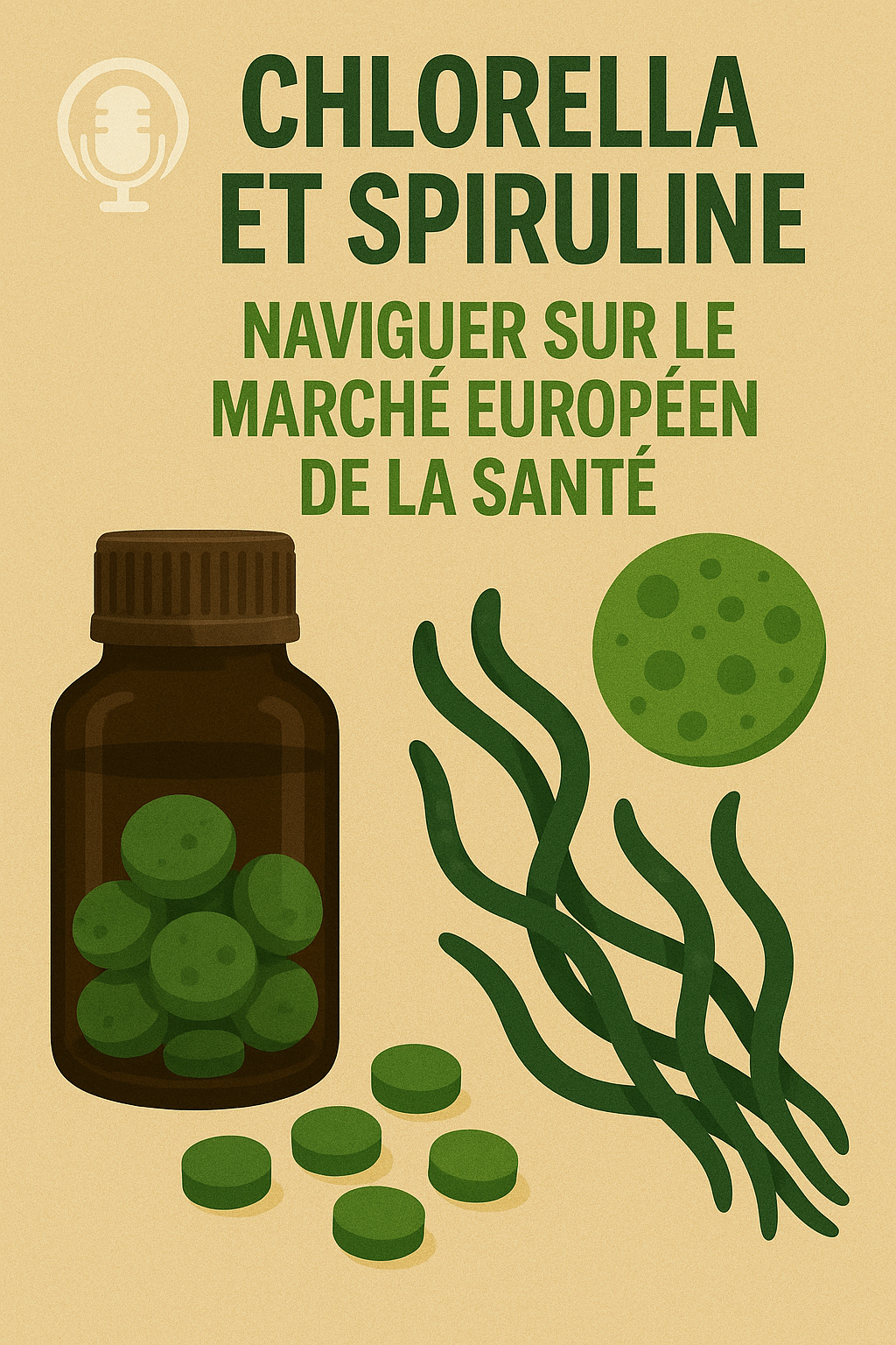 Chlorella et spiruline : naviguer sur le marché européen de la santé