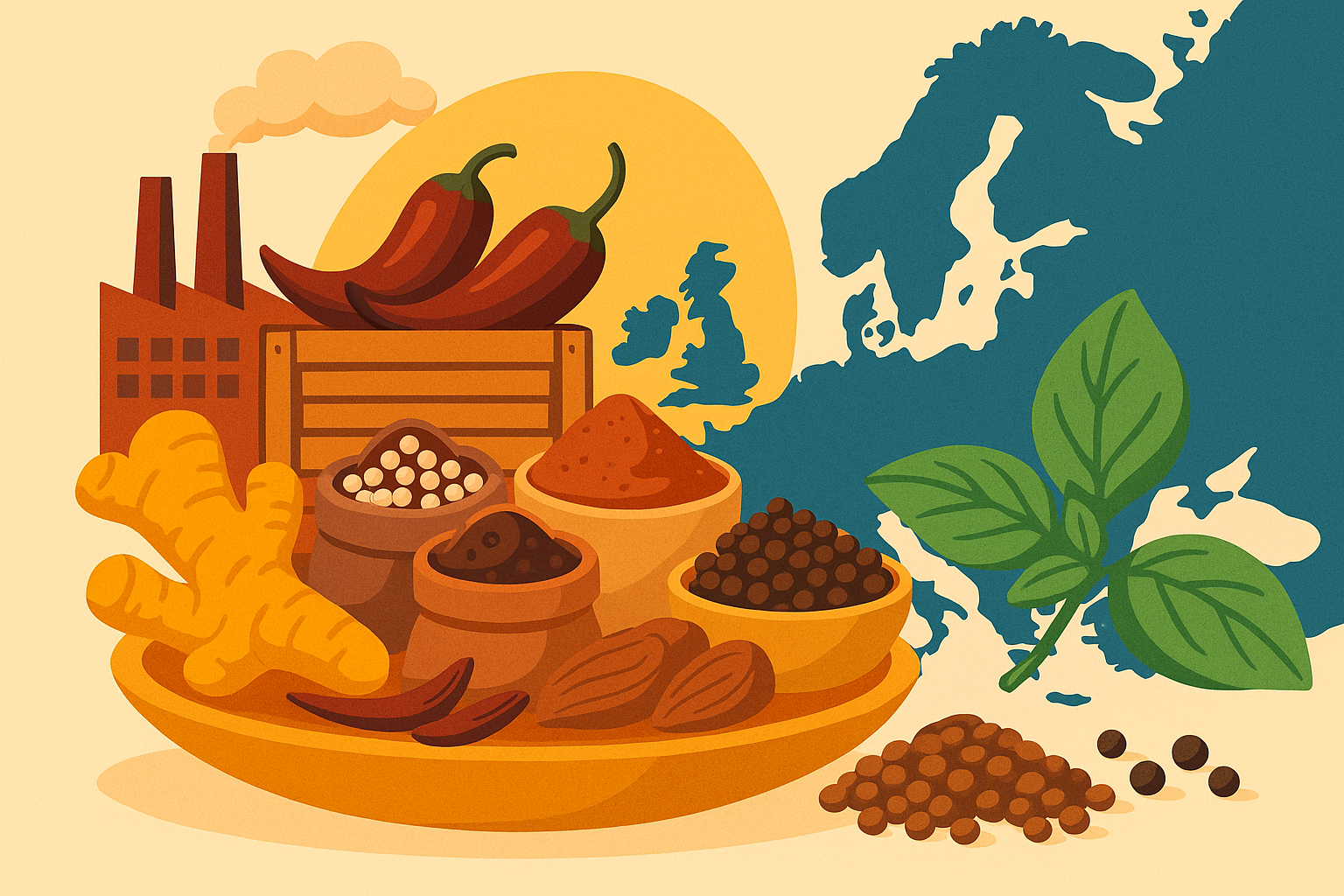 Aperçu du marché européen des épices et des herbes