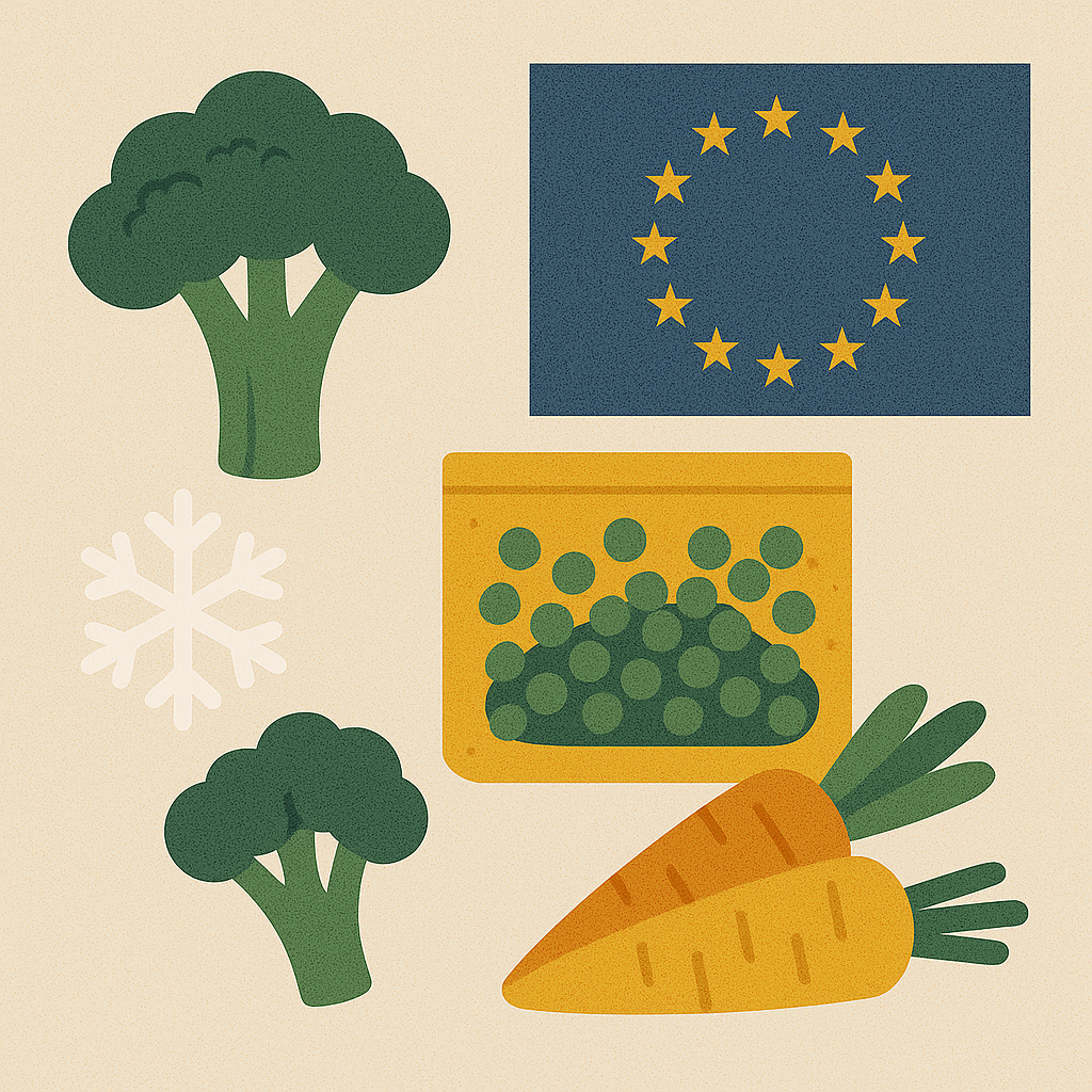 Exportation de légumes surgelés vers le marché européen