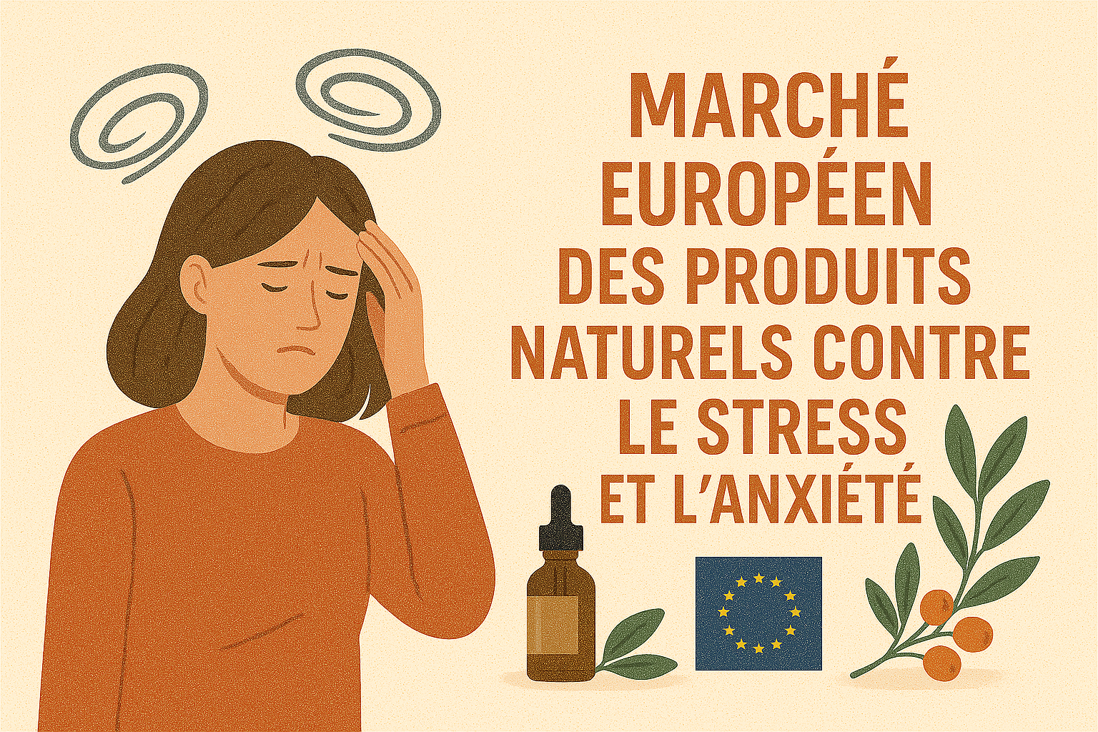 Marché européen des produits naturels contre le stress et l'anxiété : opportunités et défis